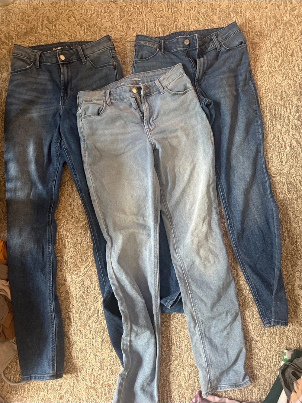 3 pairs of jeans